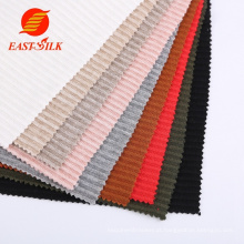 Rayon 24% Poly Rib Homewear Telas para Muebles Fabric 19% Nylon 2% Spandex Jertanha pesada Jerting Jersey Amostra de tamanho A4